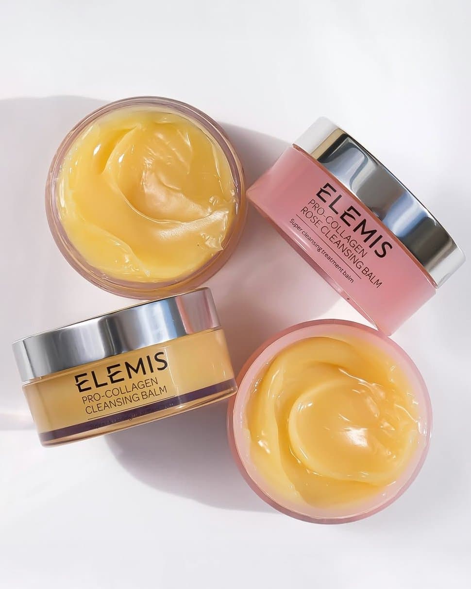 Макияжды сүртуге арналған бальзам Elemis Pro-Collagen Rose Cleansing Balm | Instagram @elemis