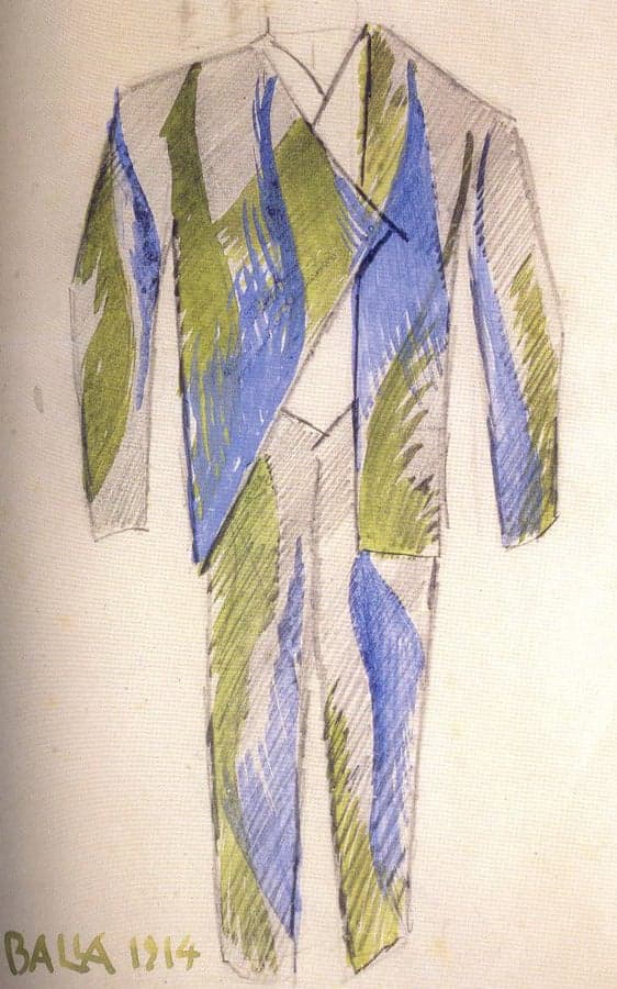 Эскиз Джакомо Балла, 1914 г.