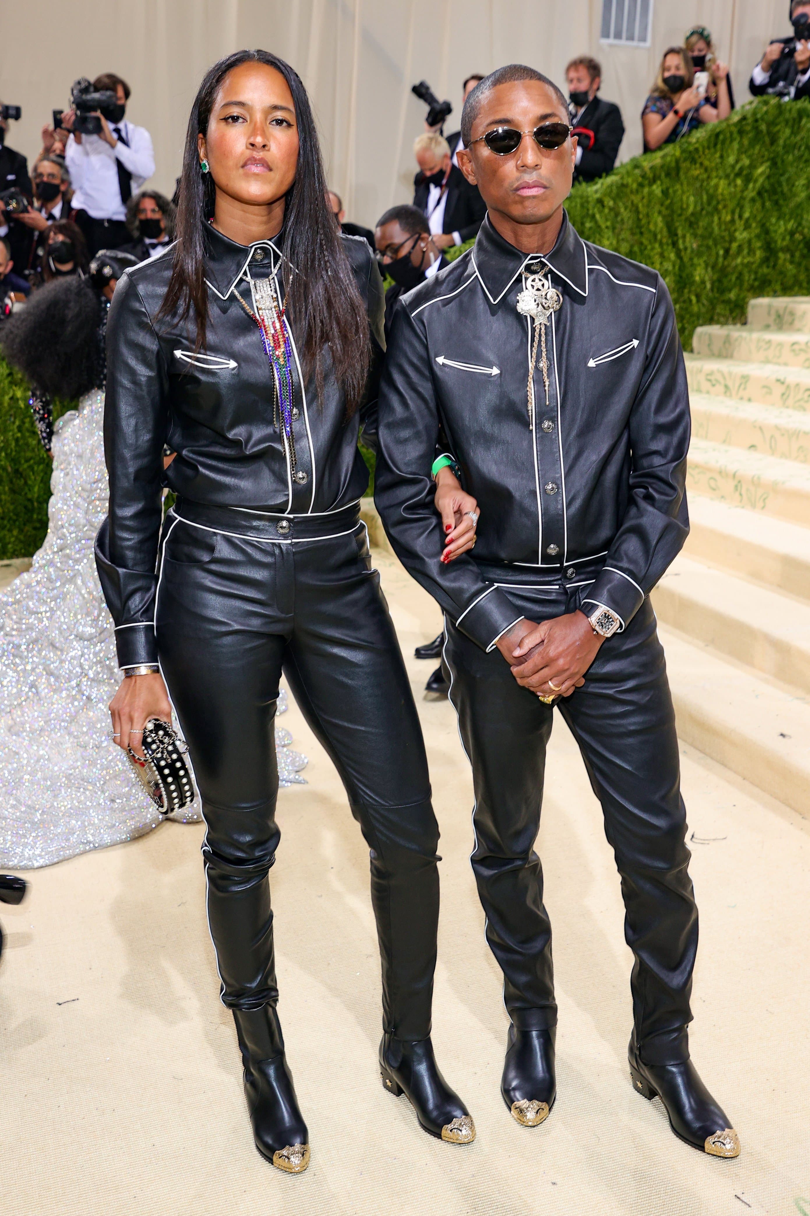 Helen Lasichanh and Pharrell WilliamsGetty Images