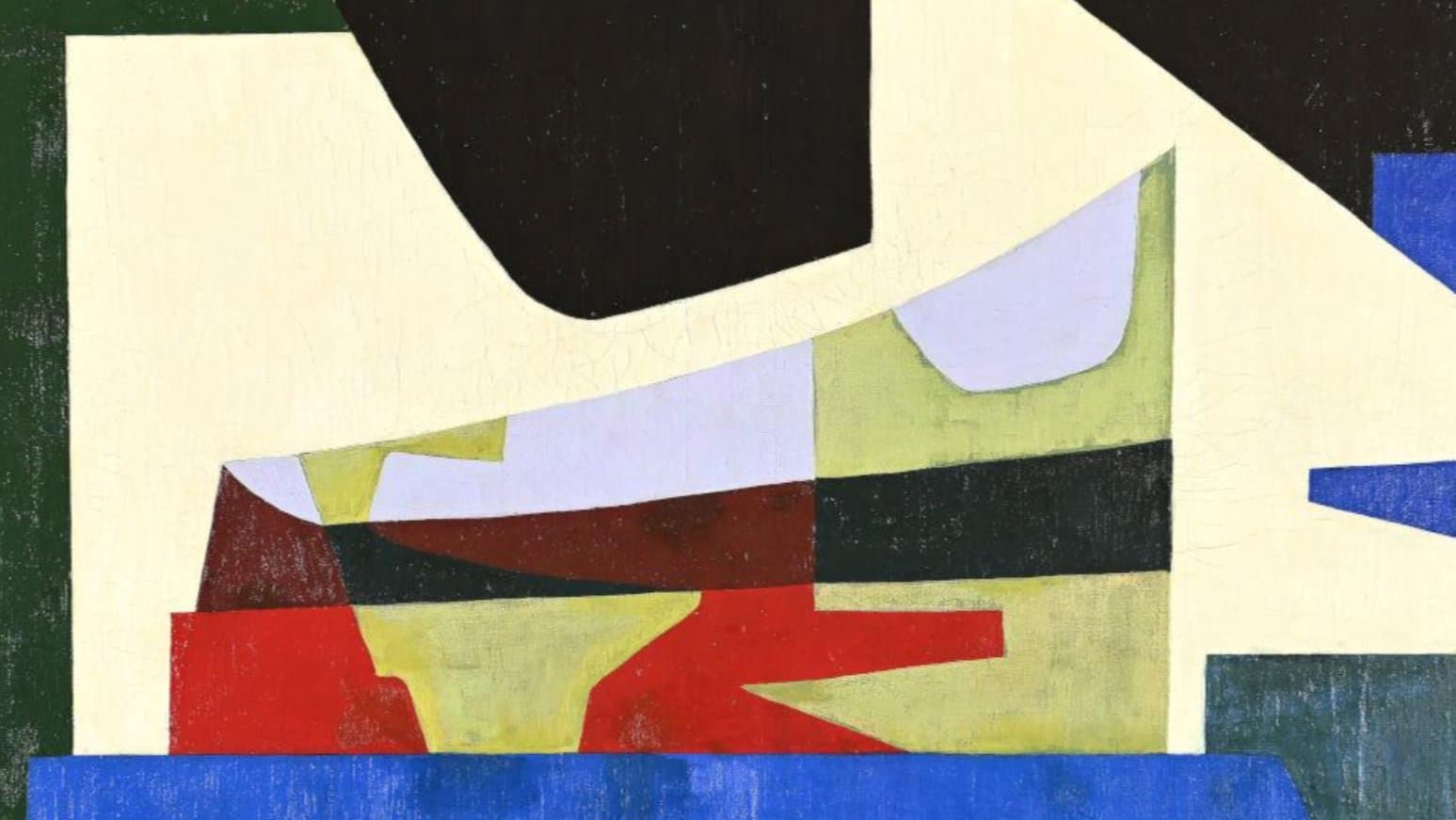 Saloua Raouda Choucair, Rhythmical Composition with White Sphinx, 1951 | labiennale.org