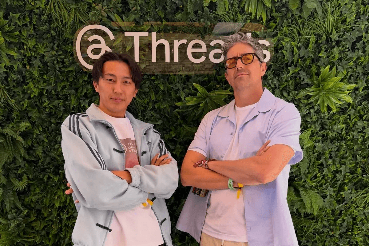 Дастан Мухамедрахим и Адам Моссери на форуме Threads | Instagram | @bydastann