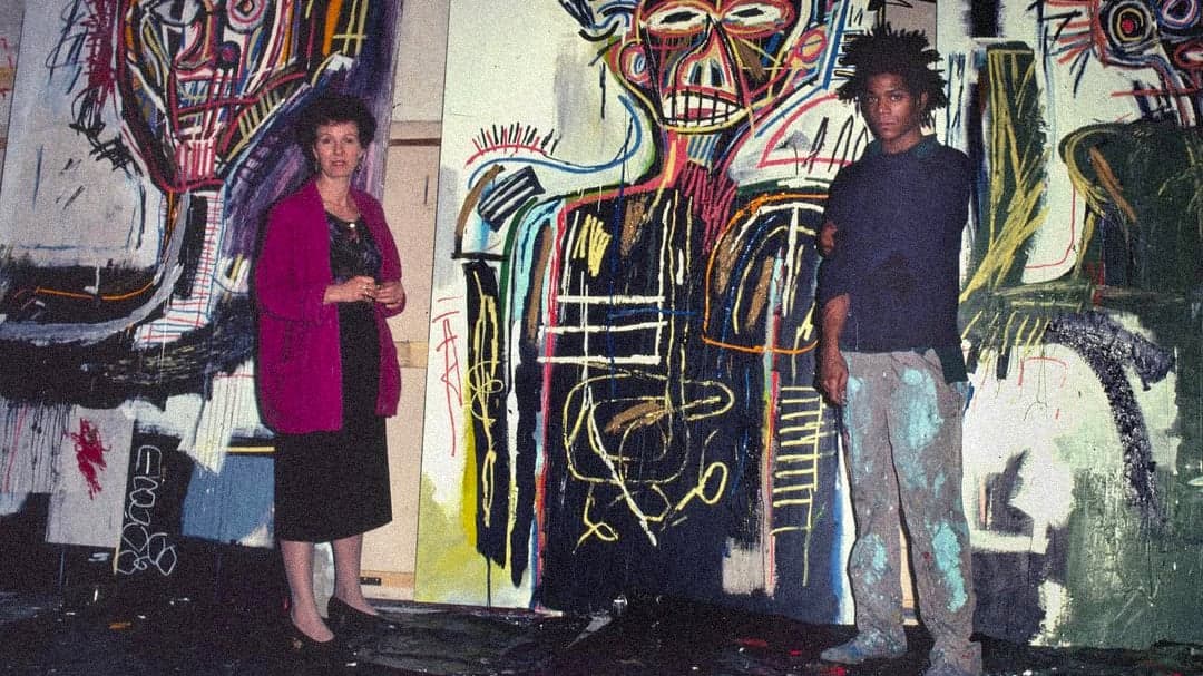 Мишель Баския и галеристка Аннина Носей | Instagram @makemefamousmovie