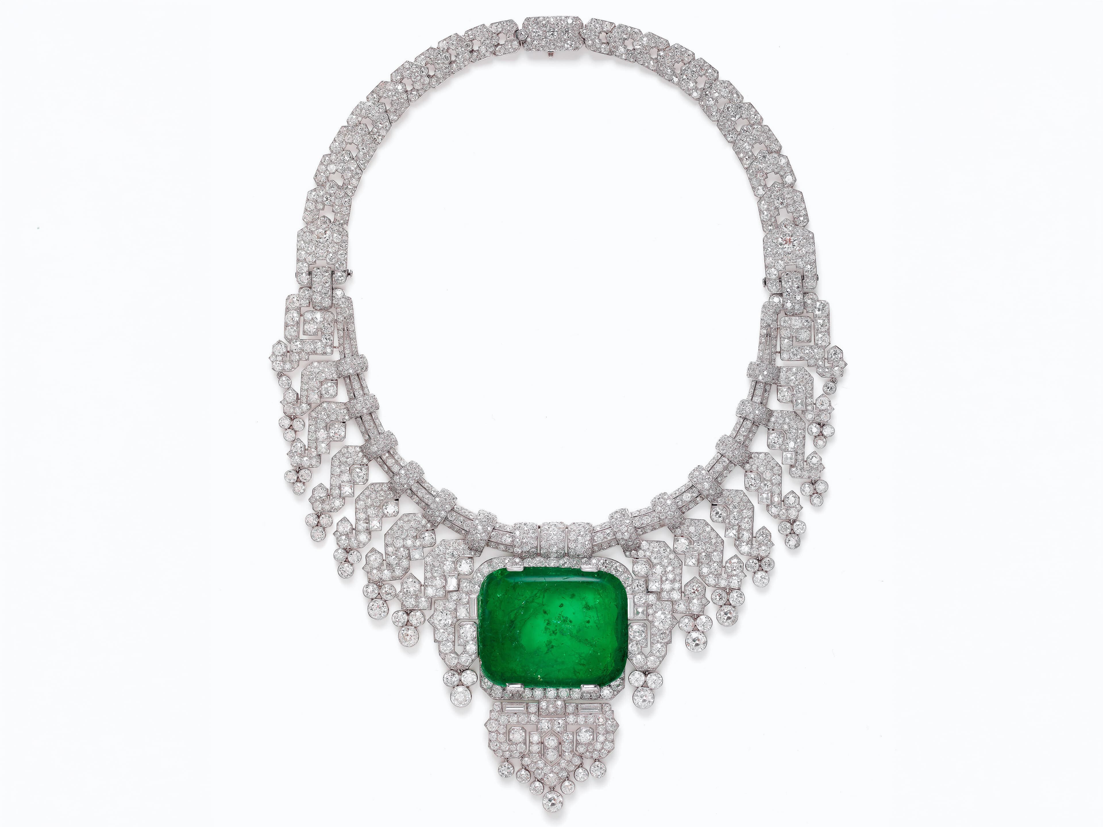 Колье, Cartier London, арнайы тапсырыс, 1932 жыл. Леди Гранарға сатылған, Cartier коллекциясы. | Фотограф: Нильс Херрманн арнайы Cartier коллекциясы үшін.