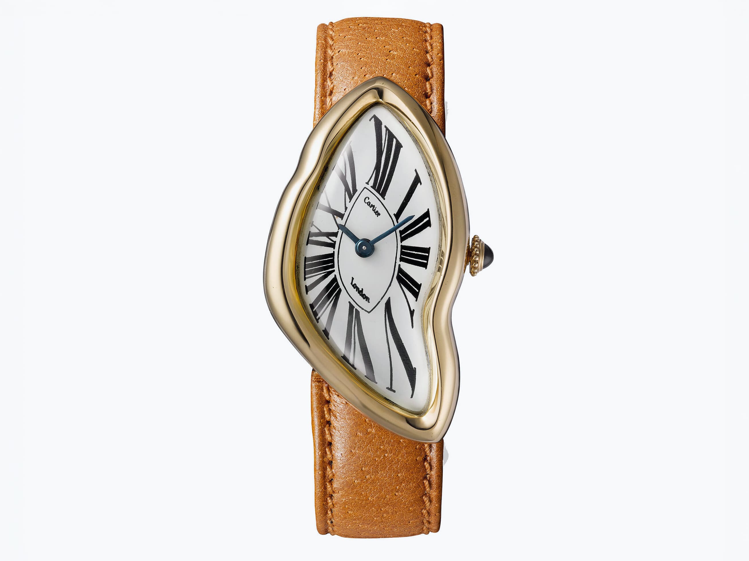 Crash сағаты , Cartier, Лондон, 1967 жыл. Cartier коллекциясы. Фотограф: Винсент Вулверик Cartier коллекциясы үшін.