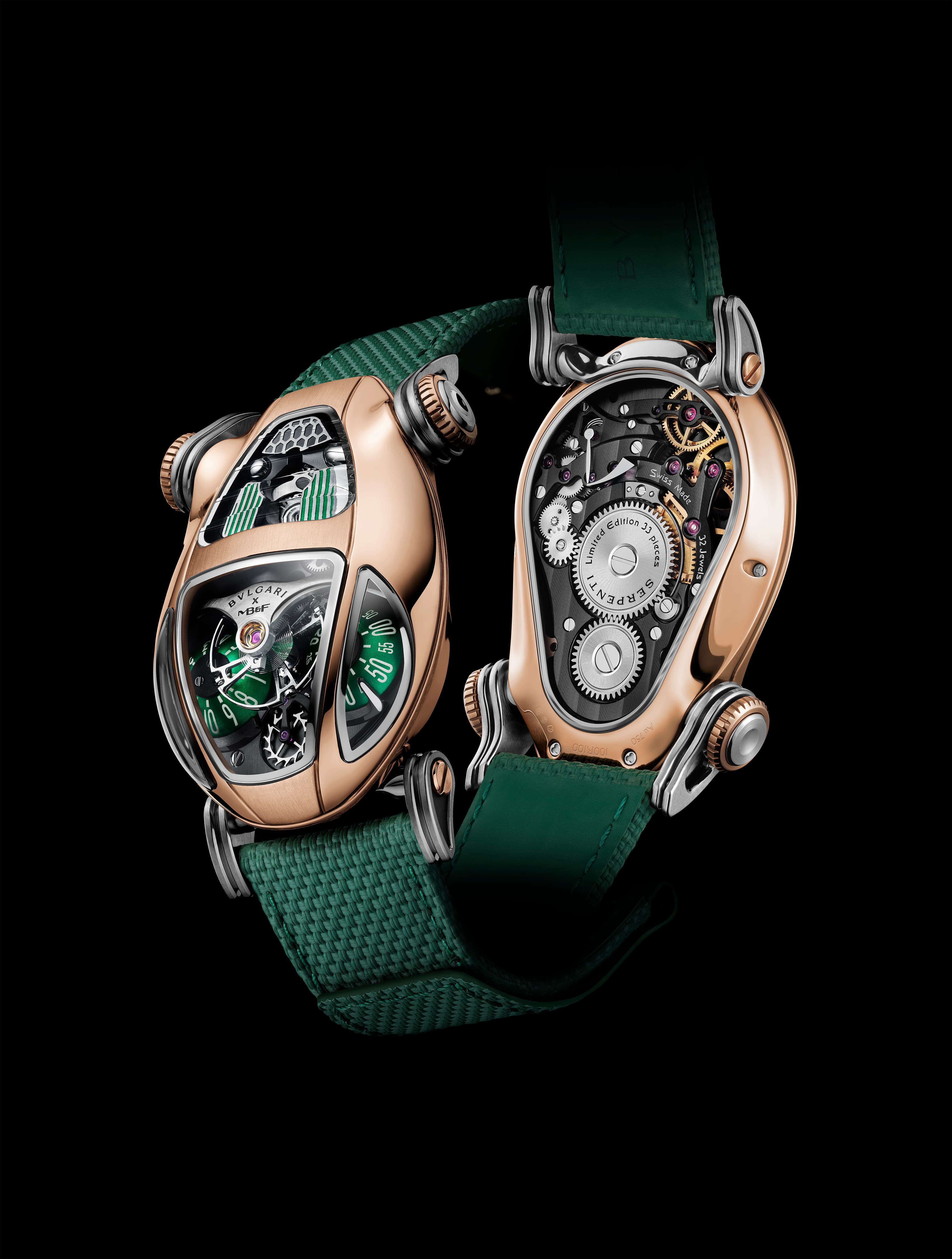 BVLGARI x MB&F: Serpenti сағаттарының жаңа дәуірі